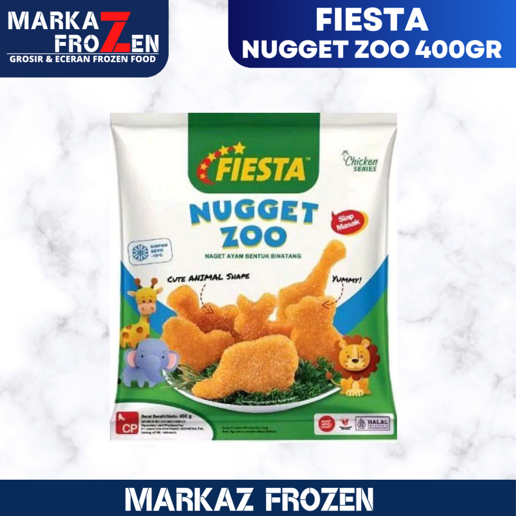

FIESTA CHICKEN NUGGET ZOO 500GR