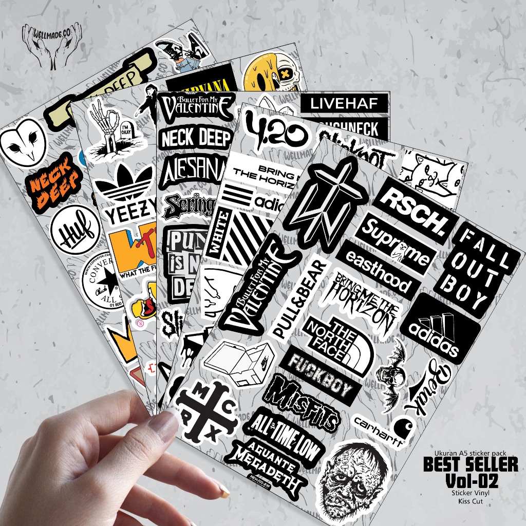 

Sticker Pack Isi 100Pcs Aesthetic BEST SELLER VOL.2 Tumblr Helm Laptop BEST SELLER!!!