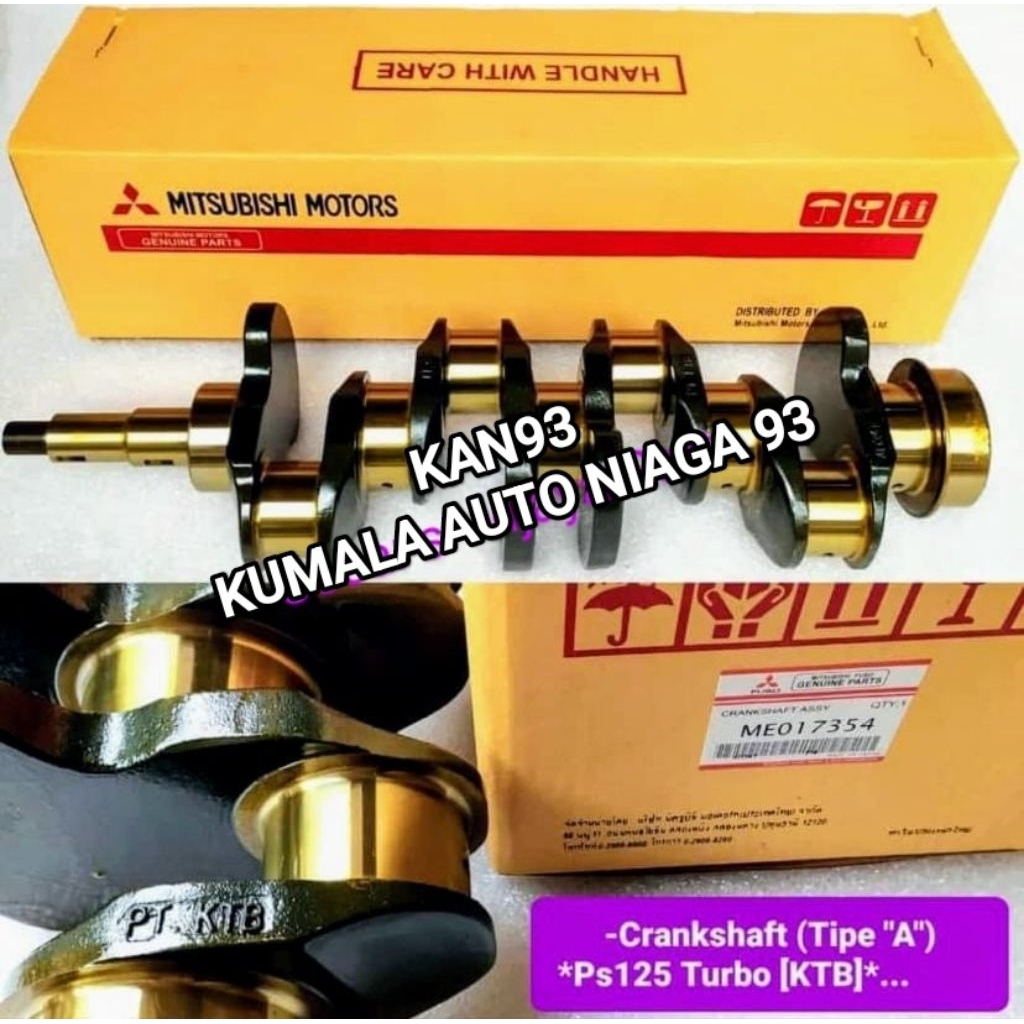 CRANKSHAFT KRUK AS MITSUBISHI PS125 CANTER (TYPE A) ORIGINAL