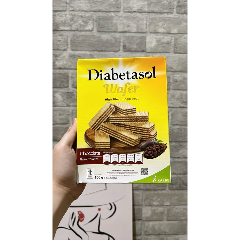

Diabetasol Wafer Chocolate 2x50g