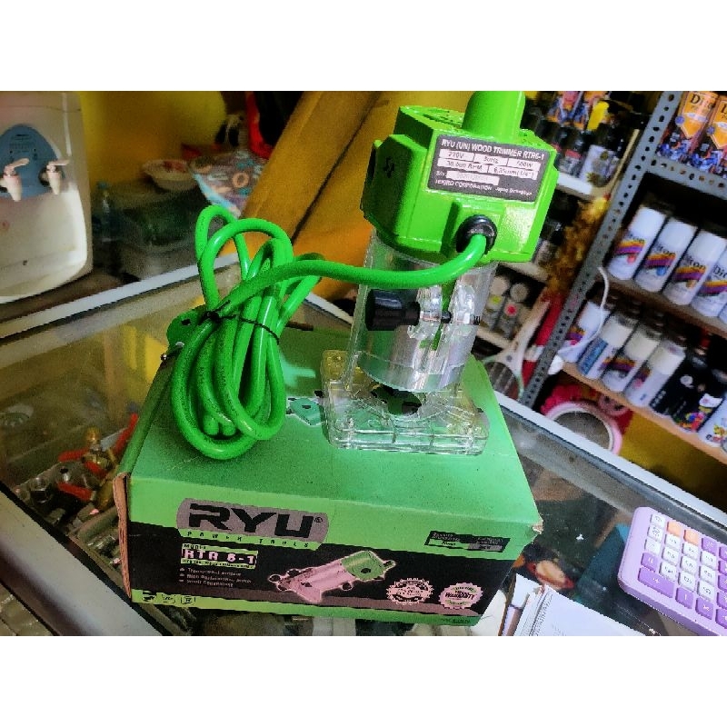MESIN TRIMMER RYU RTR 6-1 / MESIN ROUTER KAYU KECIL RYU