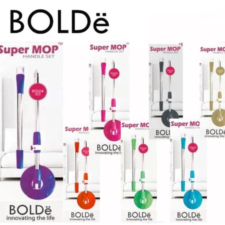 KODE I35R Super Mop Bolde Handle Set Super Mop  Tongkat Super Mop  Refill super mop