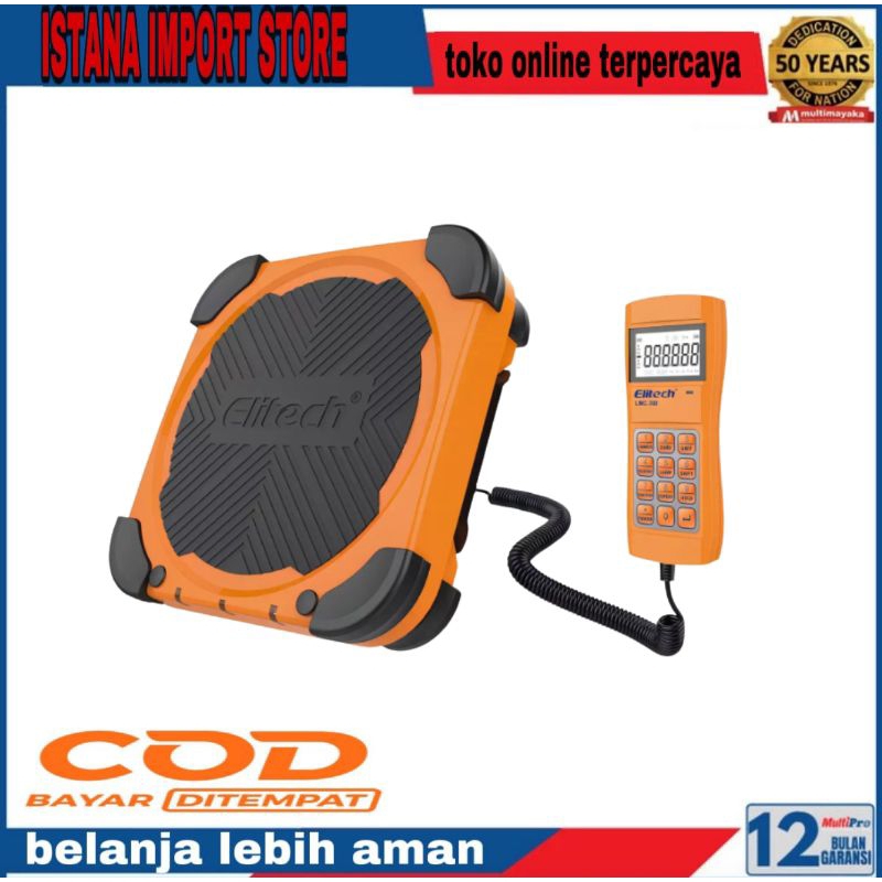 Refrigerant Scale Elitech LMC200 Timbangan Freon HVAC LMC-200 Charging Scales 220lbs Weight LMC 200 