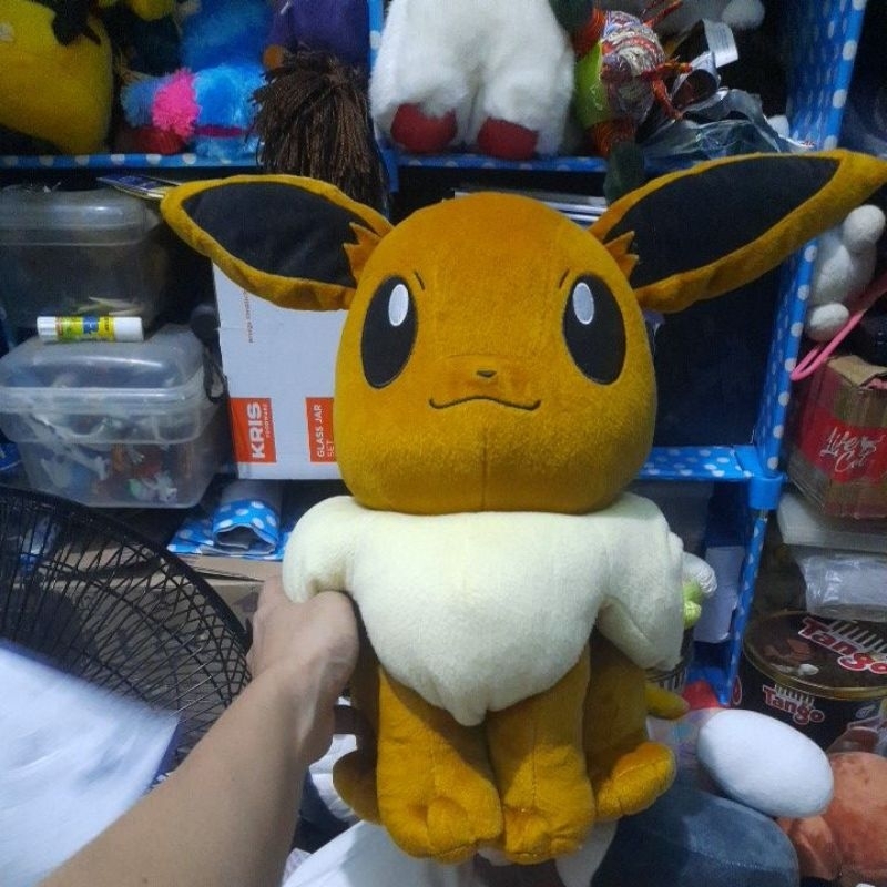 Boneka Pokemon Eevee Jumbo Banpresto Bren Pudar Cantik Lucu