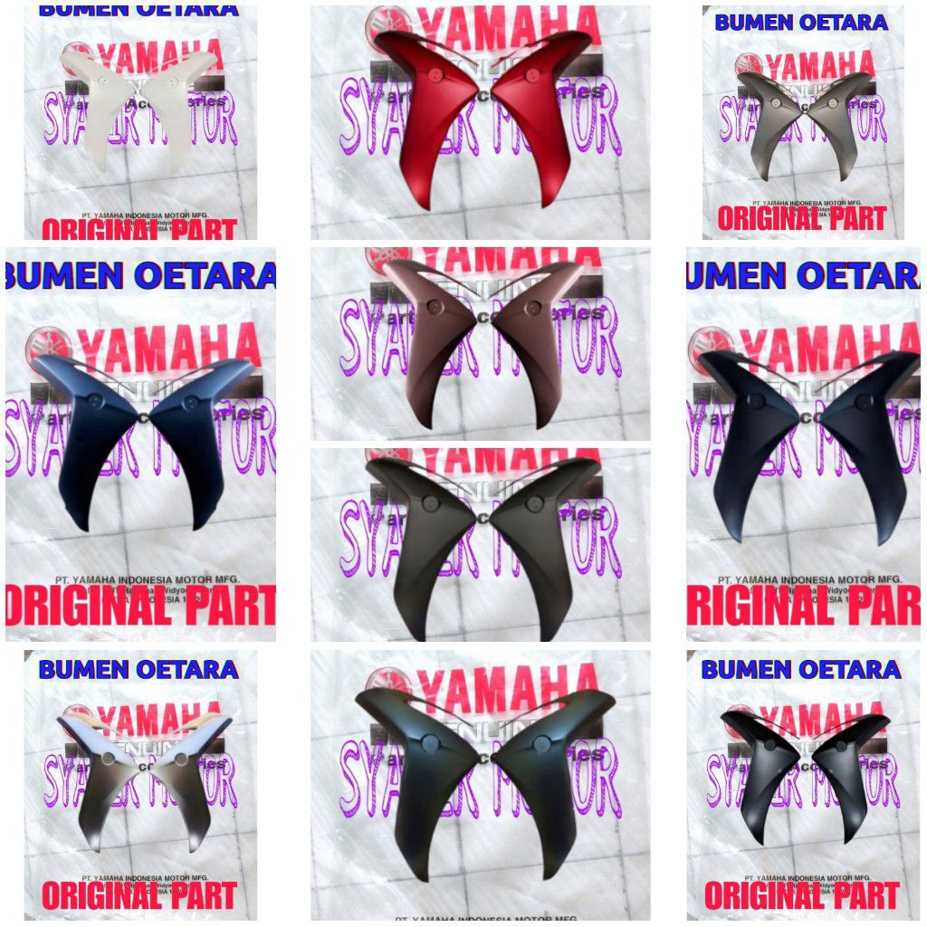 LEG SHIELD B3F-F8311-00-P B3F-F8312-00-P COVER TAMENG SAYAP DEPAN LEXI 125 KANAN KIRI ORIGINAL PART 
