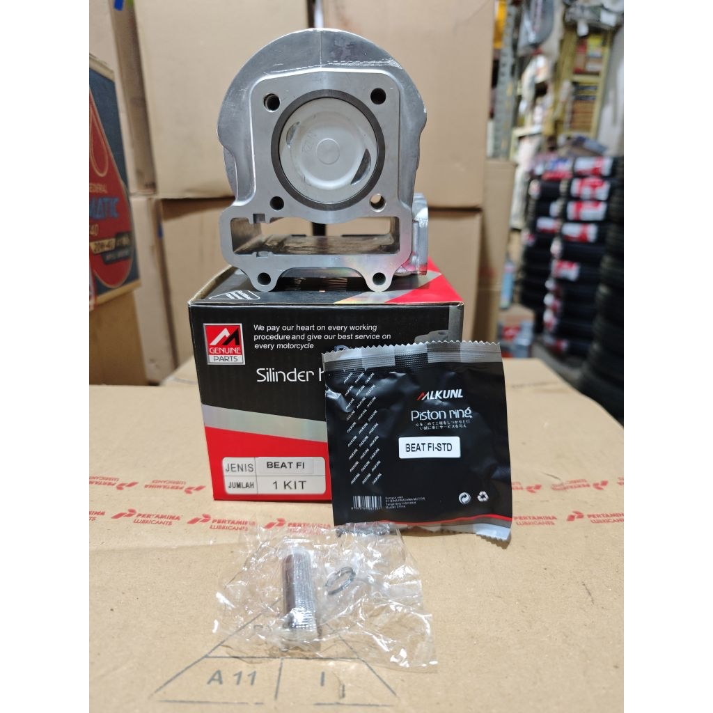 Blok Piston Seher Boring Set BEAT FI SCOOPY FI SPACY FI VARIO 110 FI KZL K25 K16 MIKUNI