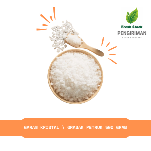

GARAM KRISTAL \ GRASAK PETRUK 500 GRAM | FreshStock