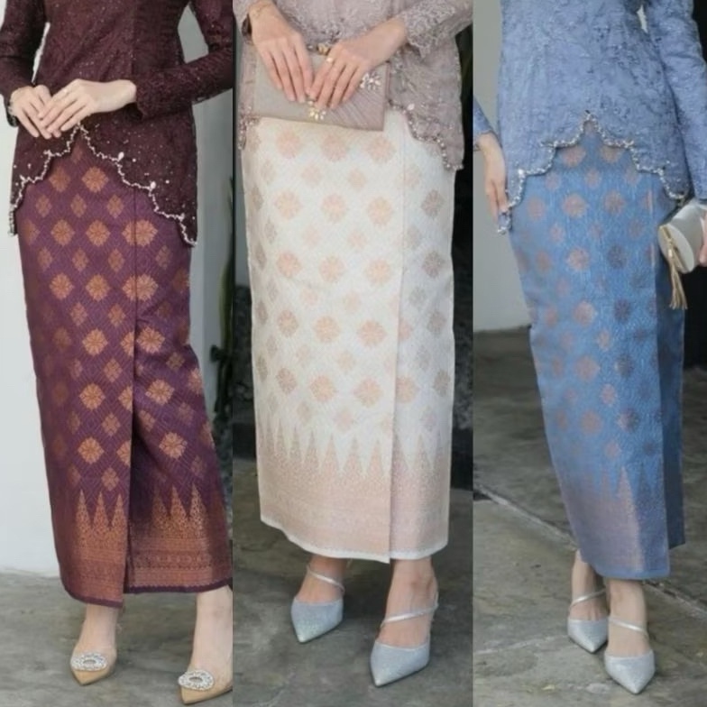 KODE I72N Rok Batik Span Belahan Belakang Bawahan Kebaya Modern Rok Span Kebaya Wisuda Terbaru 223