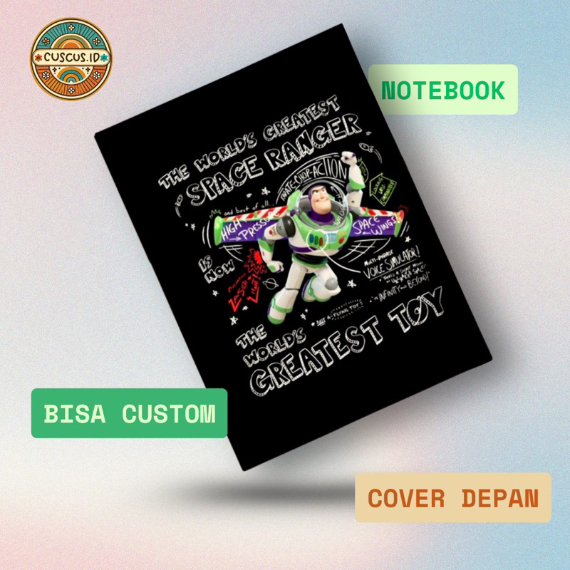 

Notebook Custom Buku Diary A5 Buzzlighter Infinity Toy Story Buku Tulis Catatan Agenda Planner Jurnal Hardcover
