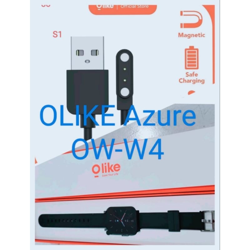 Olike OW-W4 Azure Smart Watch Kabel Charger Smartwatch Olike OW-W2 Azure OW W4 OW-W4 Azure Magnetic 