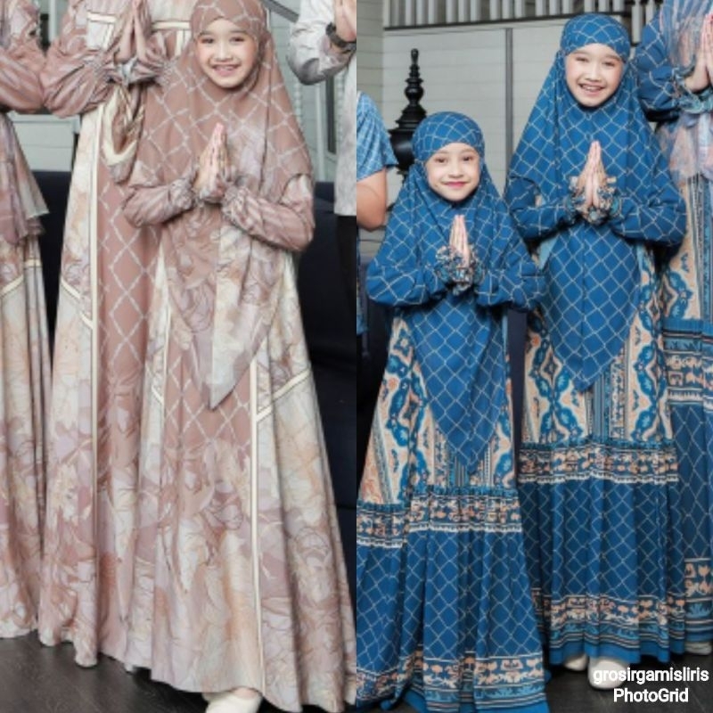 SALE STOKU‼️Sarimbit Haliza Adreena 10 Ayda 52 by Haliza Syar'i Haliza Style Set Family Haliza Gamis