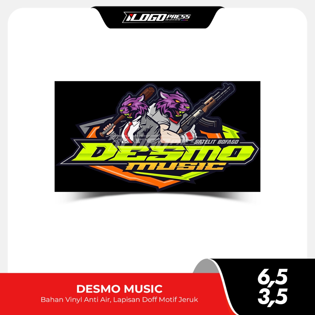 

DESMO MUSIC - Stiker Sound System Bahan Vinyl Premium Anti Air Doff Motif Jeruk