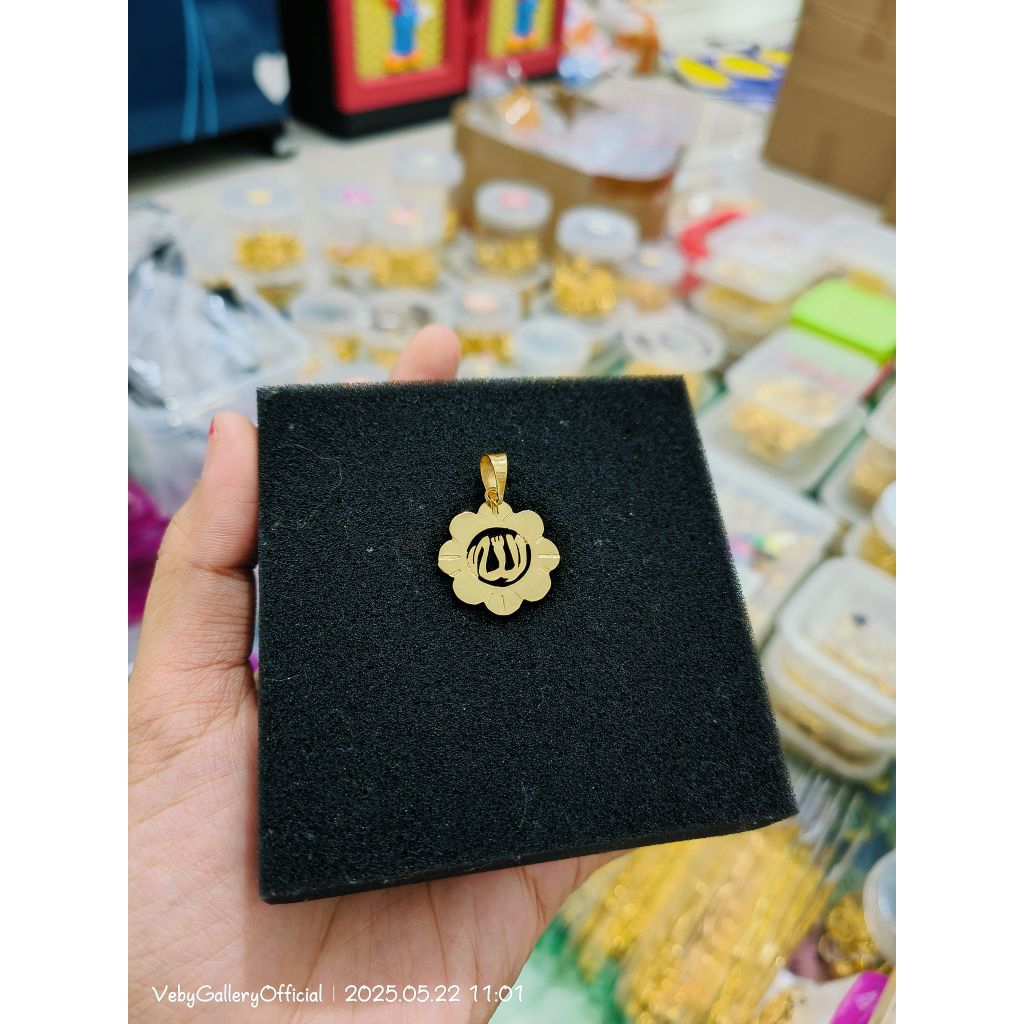 dinar motif bunga koin tukang