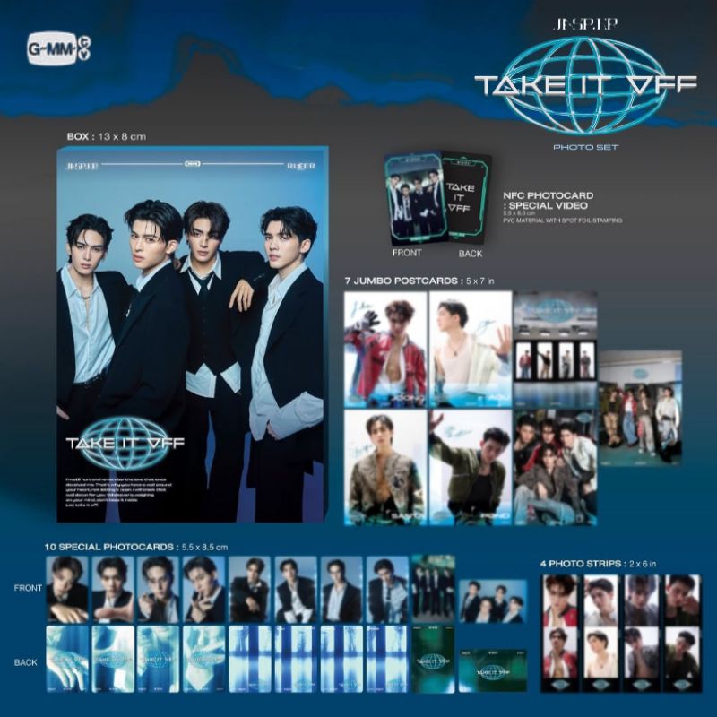 

[READY SHARING] TAKE IT OFF PHOTO SET OFFICIAL || JASPER || POND NARAVIT || JOONG ARCHEN || SHARING MERCHANDISE POSTCARD PHOTOCARD || THAIBL || WTS MERCHANDISE JASPER OFFICIAL GMMTV || PONDPHUWIN JOONGDUNK AOUBOOM PERTHSANTA || BY GO DAISY THAI