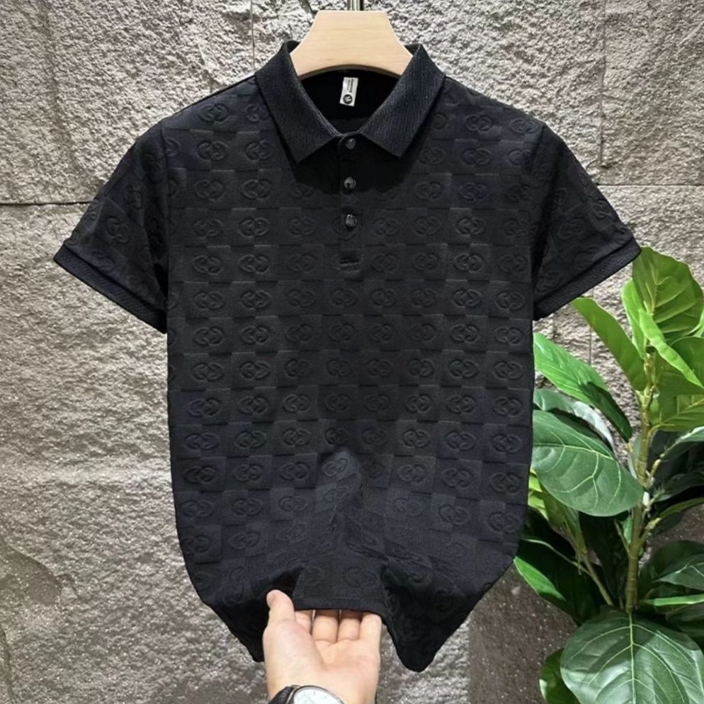 KODE R14B Kaos Polo Shirt Pria Kaos Polo Kerah Kaos Kombinasi Pria Kaos Polo Putih Pria Kaos Polo Pr