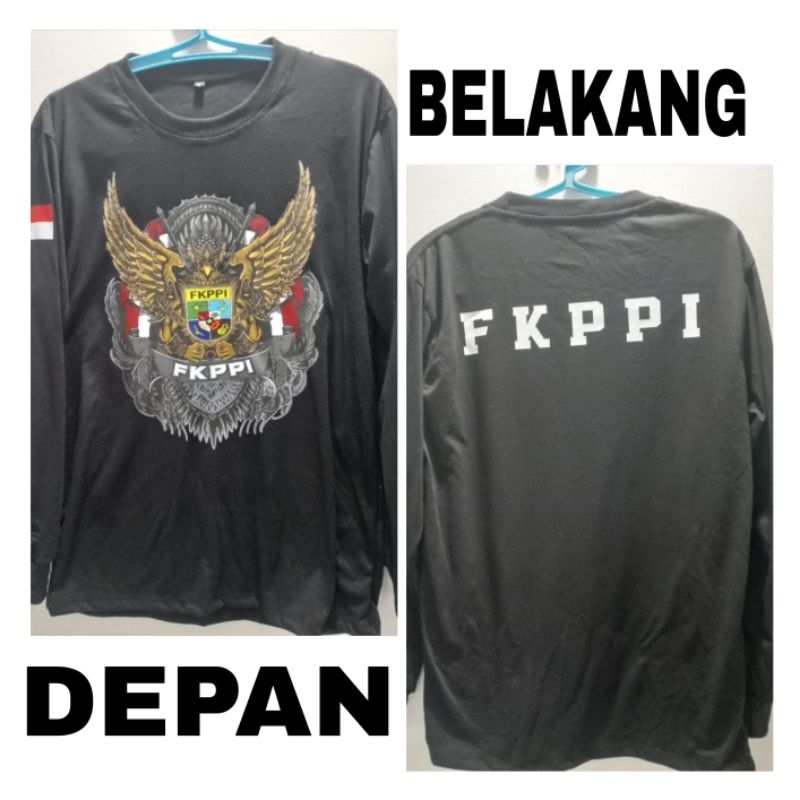 T-SHIRT BAJU KAOS ATASAN LENGAN PANJANG FKPPI ORMAS BAHAN KATUN REAL PICTURE