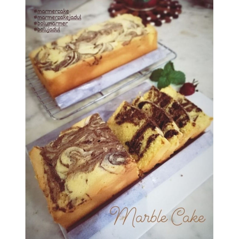 Bolu Jadul/Marble Cake/Cake Marmer Wisman