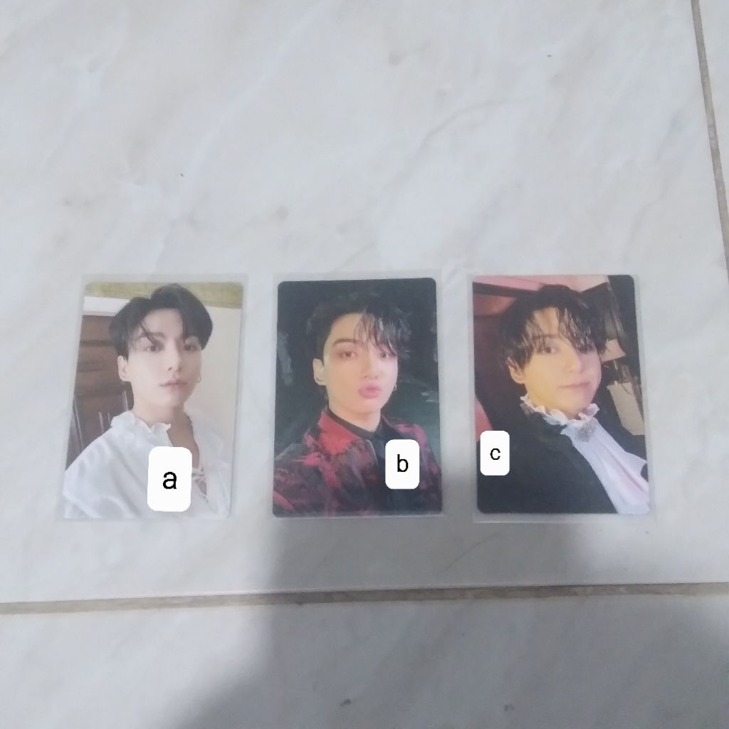 official pc photocard jungkook bts photo folio random me, myself, and jungkook