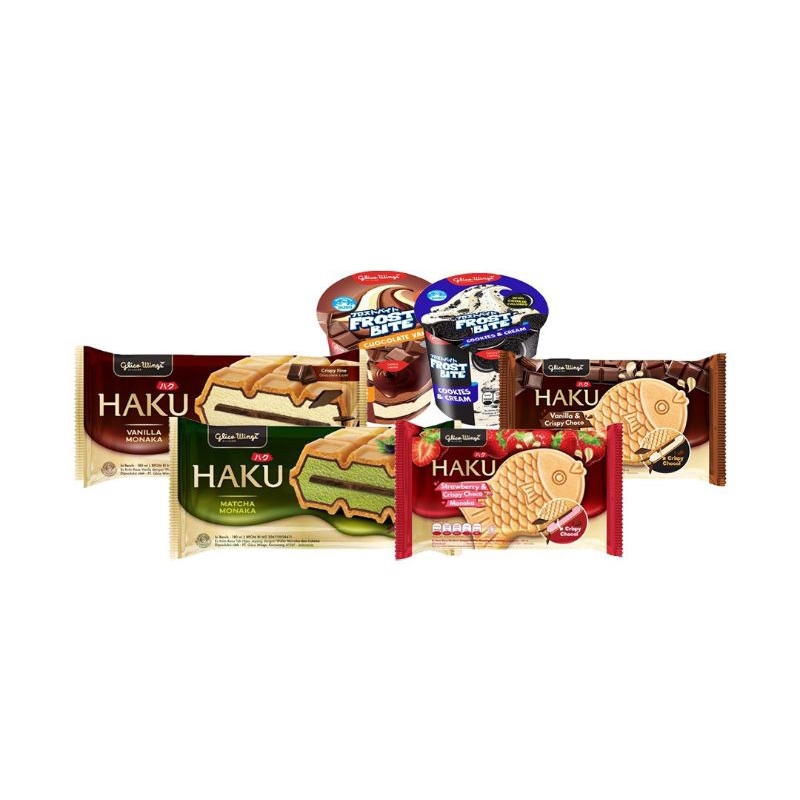 Paket Glico Wings Special Es Krim Haku & Frost Bite