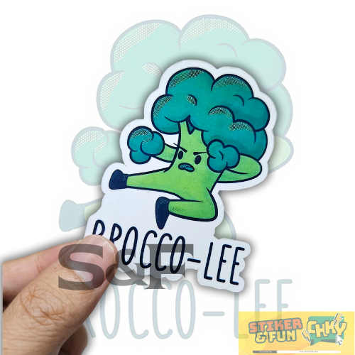 

Stiker Sticker Vinyl Laminasi Glosy BROCO LEE