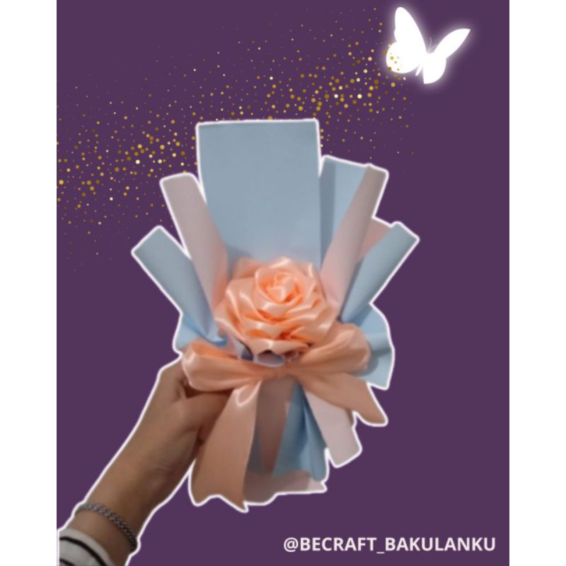 

Buket pita bunga mawar