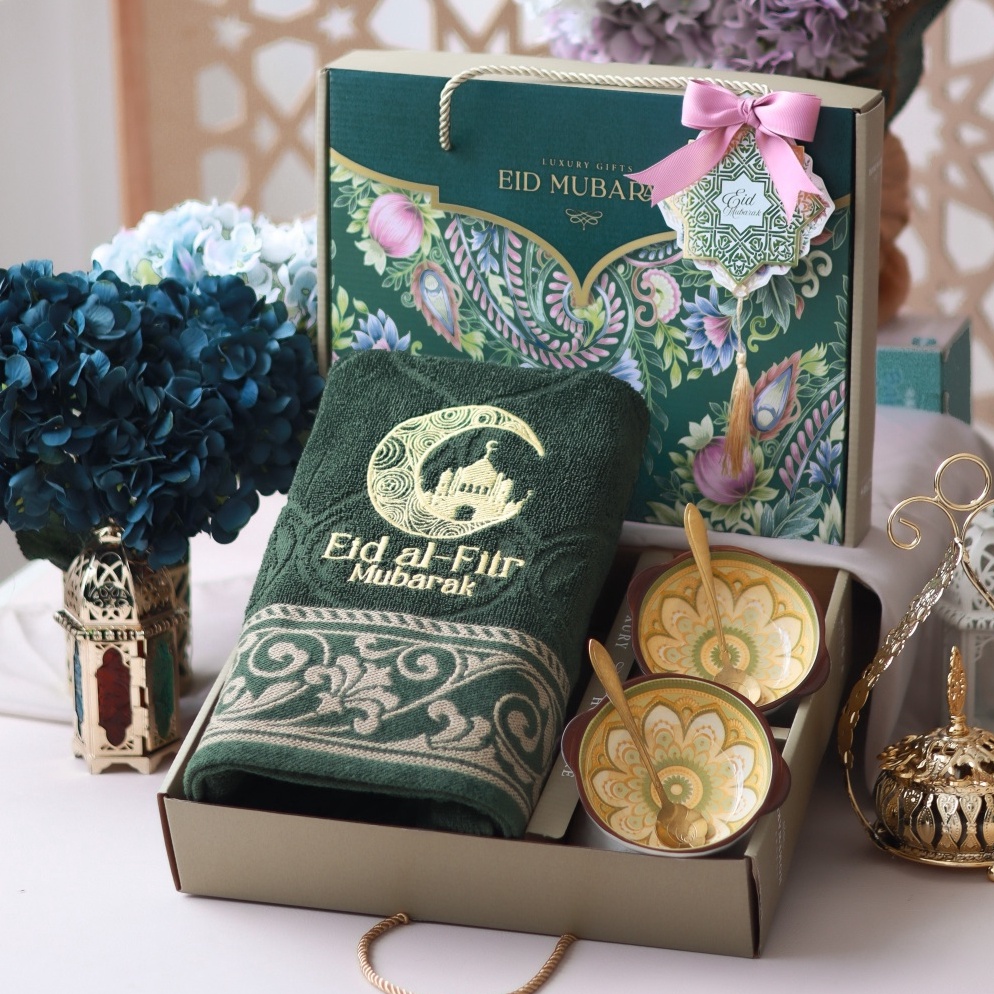 KODE L39F  Hampers Handuk Lebaran Hampers handuk Ramadan hampers Handuk Idulfitri