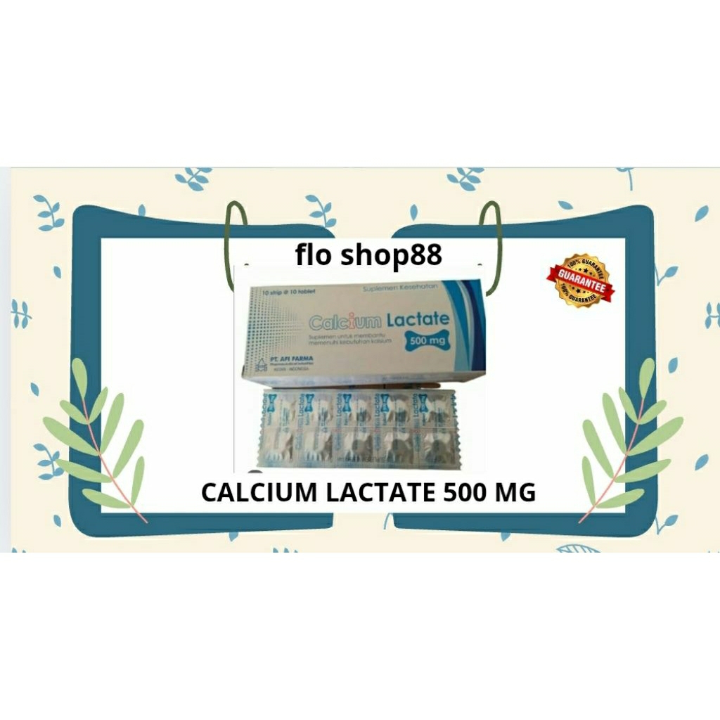 A - CALCIUM LACTATE / CALCIUM LACTATE.LACTATE 500MG / CALCIUM LACTATE.500MG IBU HAMIL / CALCIUM LACT