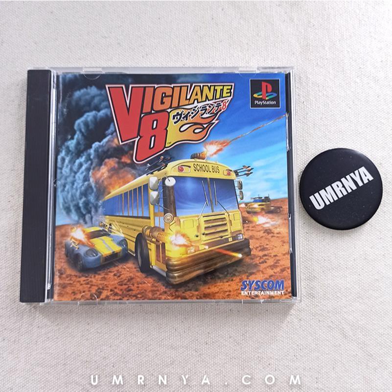 Vigilante 8 Kaset Original Ps1 CD Game Playstation PS 1 Vigelante