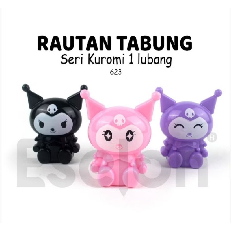 

1pcs Rautan Kuromi 1 lubang 623/1buah Rautan Karakter Kuromi