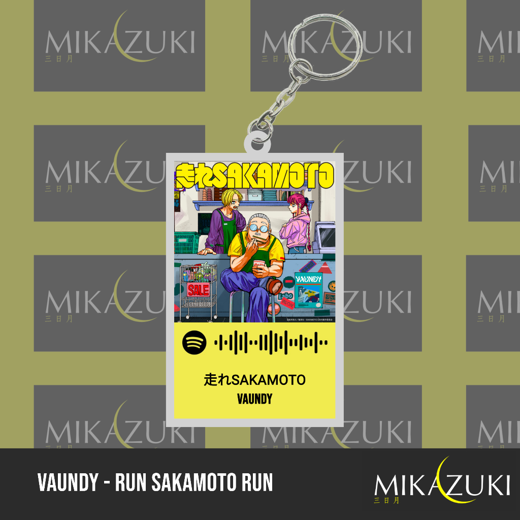 GANTUNGAN KUNCI AKRILIK SPOTIFY - VAUNDY