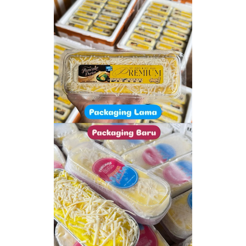 

Pancake Durian Roll Premium Viral Isi Daging Durian Tebal Manis