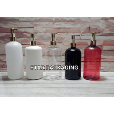 Botol Pump 500ml Botol 500ml Botol 500ml Pump Gold Kancing Luxury