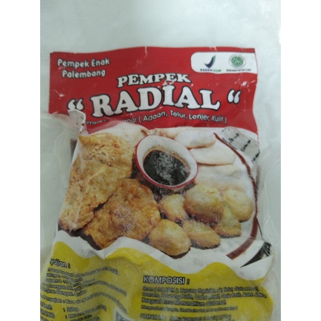 

Pempek Radial Isi 10 Pcs, Pempek Enak Palembang, Pempek Campur (Adaan,Telur,Lenjer,Kulit), Frozen, Tenggiri