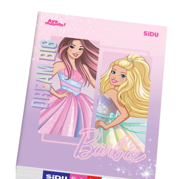 

PGATK-JUAL 10 PCS BUKU SiDU Buku Tulis Barbie 38 Lembar - 10 Buku (1 PAK ISI 10 BUKU)