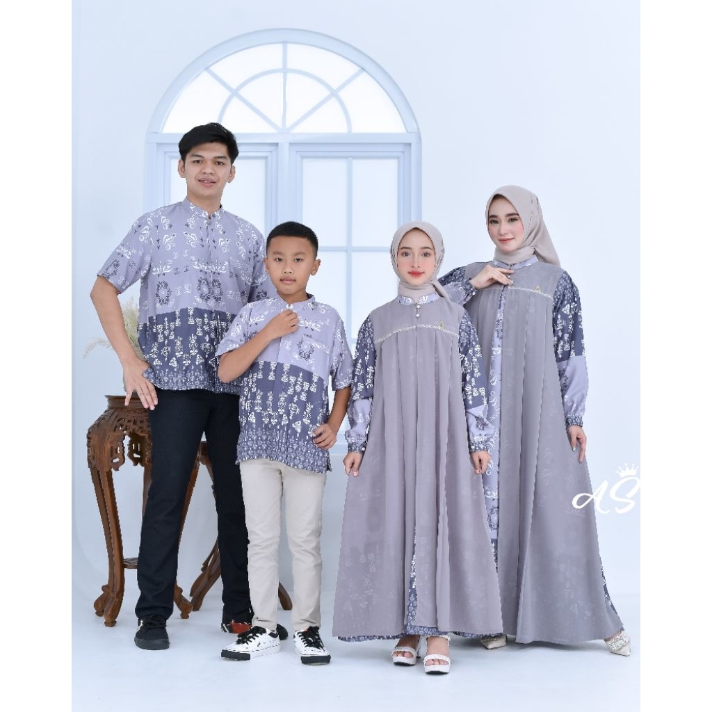 MAWADA GAMIS ANAK COUPLE SARIMBIT- ORIGINAL BY AYU SANDRA MOSLEM FASHION