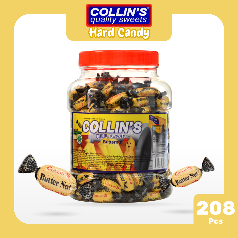 

Permen Collins Butternut Ples 665 gram - Collins Butternut Candy Permen Kacang