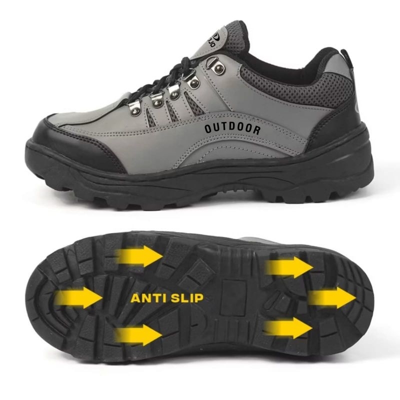 CUCI GUDANG TERBARU Sepatu Hiking Sepatu Gunung Outdoor Adventure Sepatu Tracking Sepatu Kerja