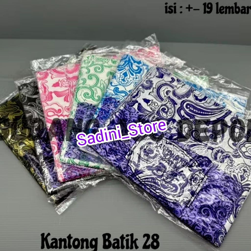 Hd Plastik Kantong Kresek Motif Batik Ukuran 28