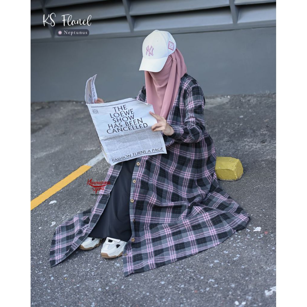 (Ready)kS flanel series Planet/ KS flanel Planet/ KS flanel by Khumaira/abaya/gamis
