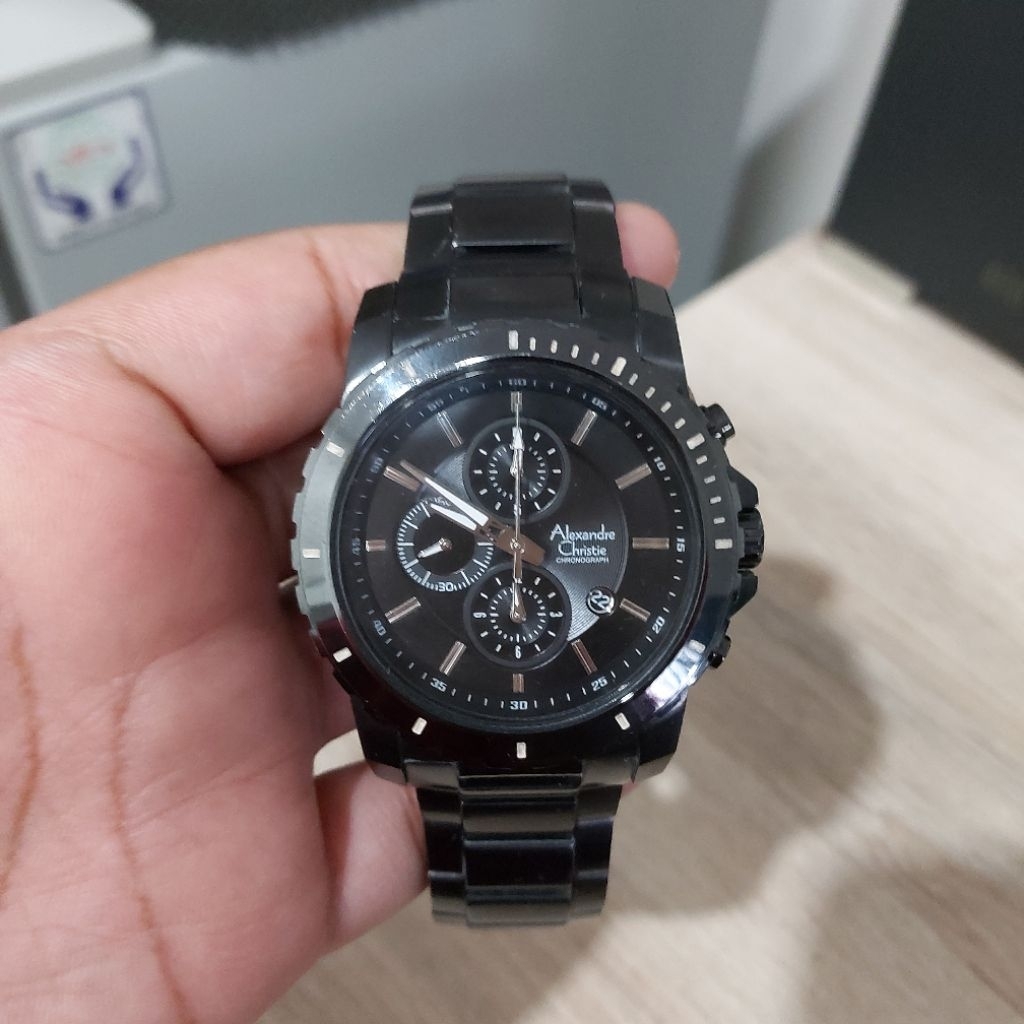 PRELOVED JAM TANGAN PRIA ALEXANDRE CHRISTIE AC6141 AC 6141 ORIGINAL