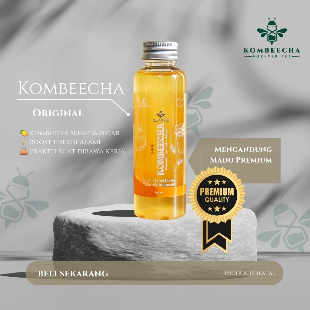 

KOMBUCHA ORIGINAL/HERBAL TEA/1000ml & 500ml | by Kombeecha
