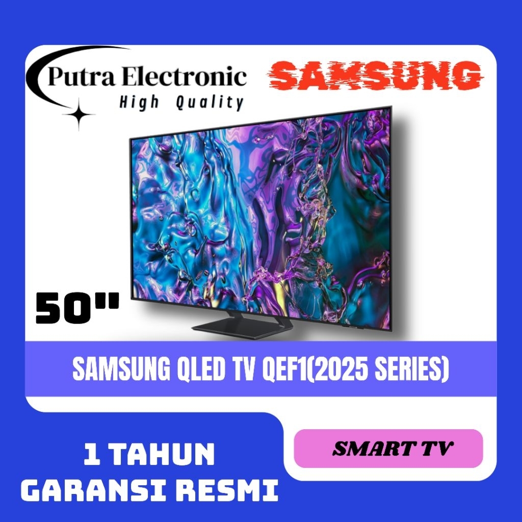 SAMSUNG 50QEF1 / QLED 4K SMART TV 50 INCH 2025 SERIES