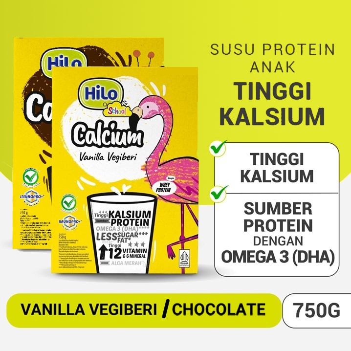 

HiLo School 750gr - Hilo School Susu Tinggi Kalsium Lebih Rendah Lemak 750 gr