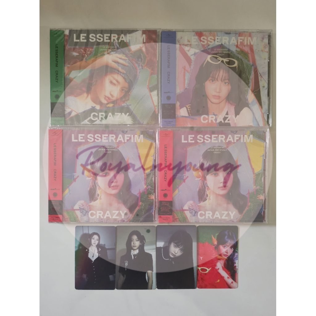 Le Sserafim Japan 3rd Single Album - Crazy Solo Jacket Soljack × Weverse Japan WVJ / Universal Music
