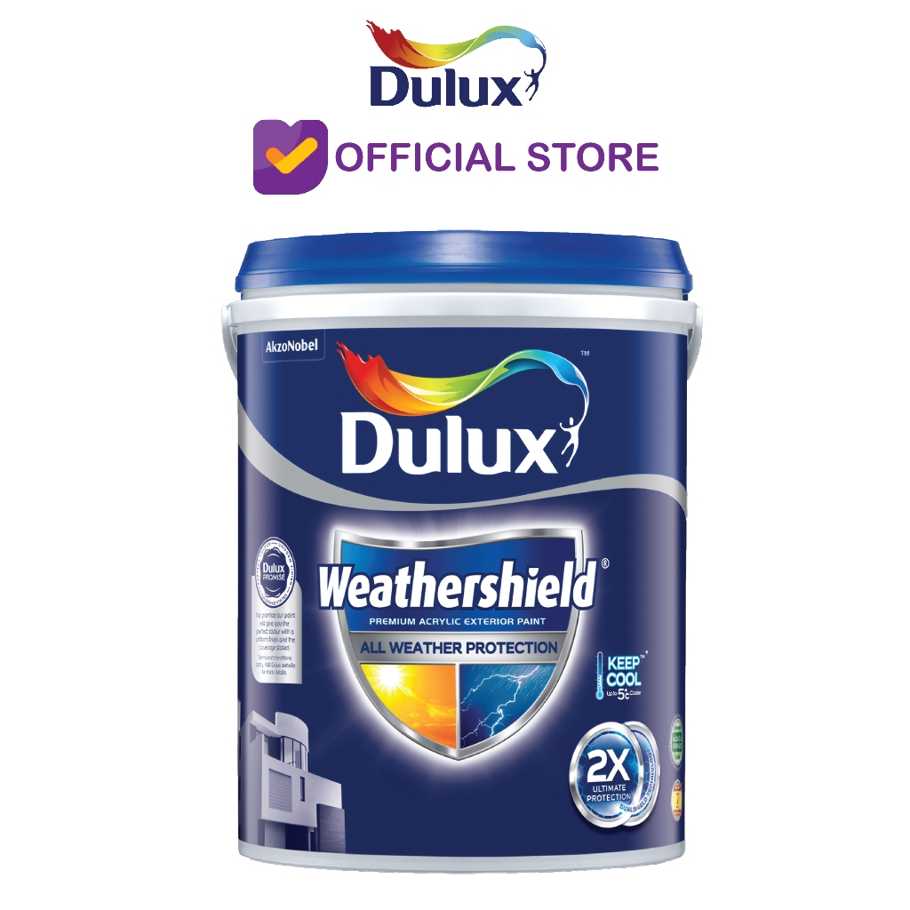 CAT TEMBOK DULUX WEATHERSHIELD PRO TINTING A (BISA REQUEST WARNA) 20L CAT DINDING LUAR EKSTERIOR