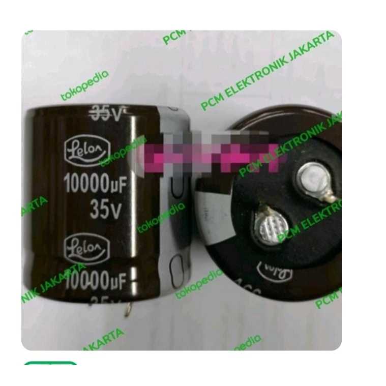 RF4233 elco elko 10000uf 35v 10000 uf 35volt 35 volt nichicon asli jepang by PCM LTC GLODOK