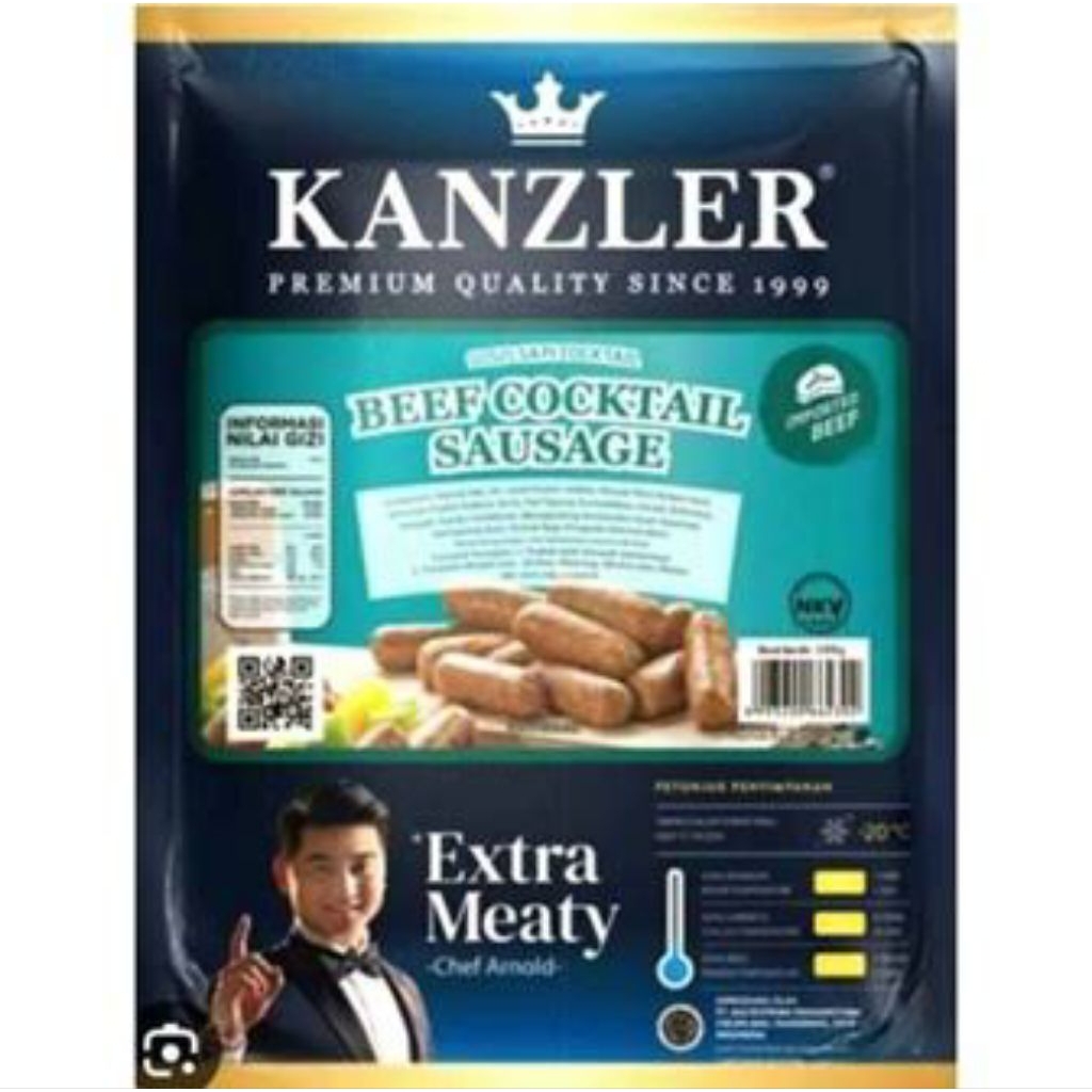 

Sosis kanzler beef cocktail 250gr