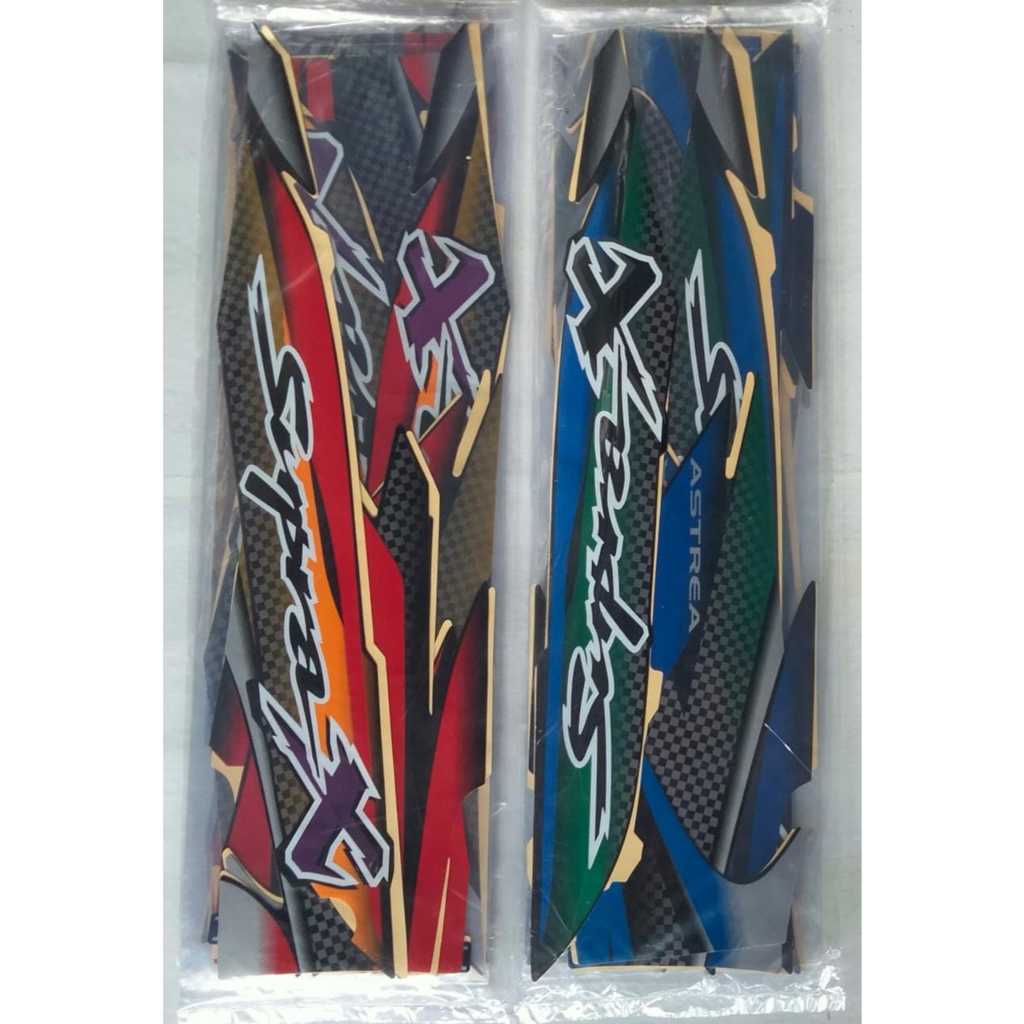 Striping Stiker Honda Supra X 2002 List Body Standar Motor Honda Supra X 2002 Terbaik