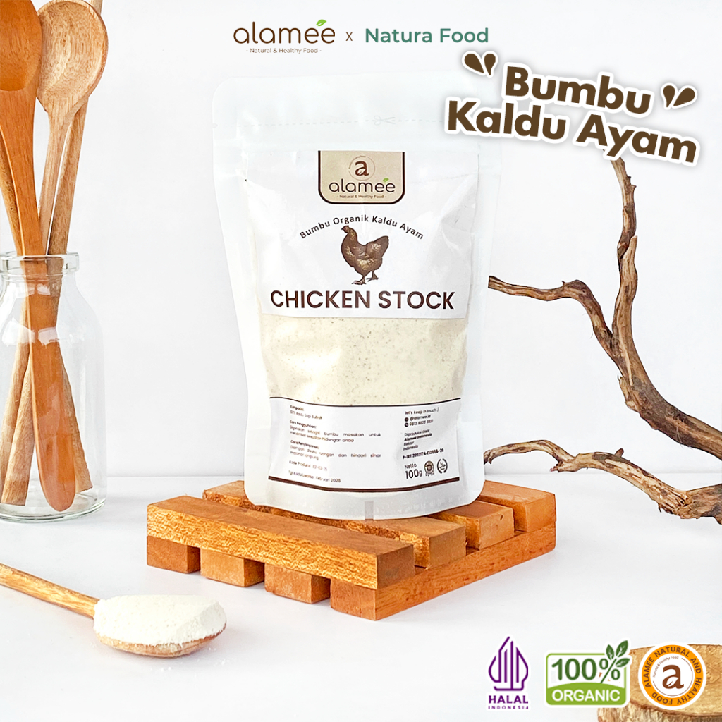 

ALAMEE Bumbu Kaldu Ayam Bubuk Non MSG Spice Chicken Powder Seasoning 100gr