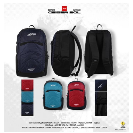 Tas Ransel Geiser 20 Liter Arei Outdoorgear / Arei